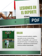 Lesiones en El Deporte