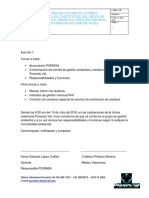 Acta de Conformación Comité GAGAS