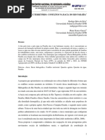 TERRA, ÁGUA E TERRITÓRIO