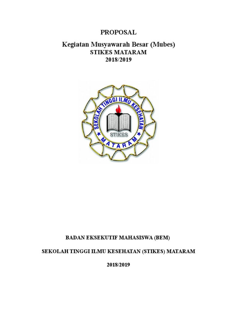Mubes BEM STIKES Mataram 2018/2019 | PDF | Sains & Matematika