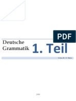 Deutsche Grammatik - Os casos gramaticais