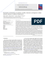 The Kinetics of Dissolution of Synthetic Covellite, Chalcocite and Digenite in Dilute Chloride Solutions at Ambient Temperatures 2016 PDF