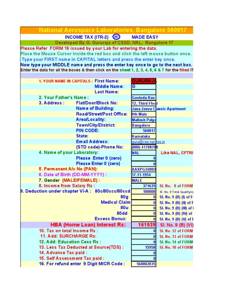 ITR2 | PDF | Capital Gains Tax | Payments