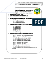 Ordenaciones simple y compuesta: clasificación y tipos de proposiciones