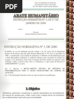 Seminário Abate Humanitário - Tec. de Carnes