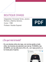 Boutique Divas, Lenguaje