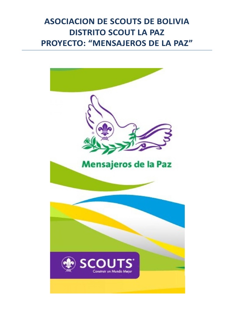 Mensajeros de la Paz en Scouts | PDF | Exploración | Paz
