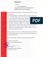 Surat Keterangan Status Akreditasi Institusi Dan Program Studi Akademi Farmasi Isfi Banjarmasin PDF