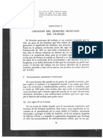 Creación Del Derecho de Trabajo Mexicano