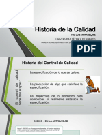 Historia de La Calidad