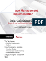 Coreworx Interface Management Implementation Webinar October2013