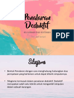 Penalaran Deduktif - Silogisme Dan Entimen