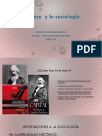 Karl Marx y Sus Aportaciones a La Sociologia