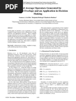 Weighted Average Operators Generated by N-Dimensional Overlaps and An Application in Decision Making