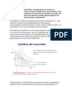 Teoria Equilibrio Del Consumidor