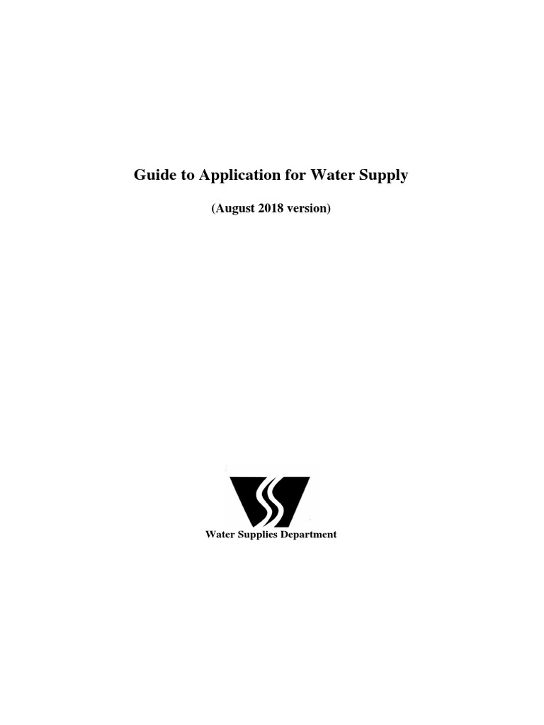 Water Supply Application Guide 2018 | PDF | Plumbing | Tap (Valve)