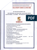 Sabeco - Information Disclosure PDF