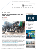 Semangat Putra Motor Modifikasi Mesin Jadi 2 Silinder, Harganya.. - Otomotif Tempo.co