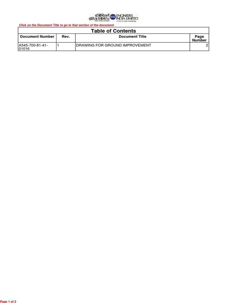 Ground Improvement Drawing A545 | PDF