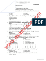 Medical Science Objective Questions Part 1