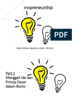 Part 2 - Menggali Ide Dan Prinsip Dasar Dalam Bisnis