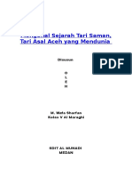 Mengenal Sejarah Tari Saman