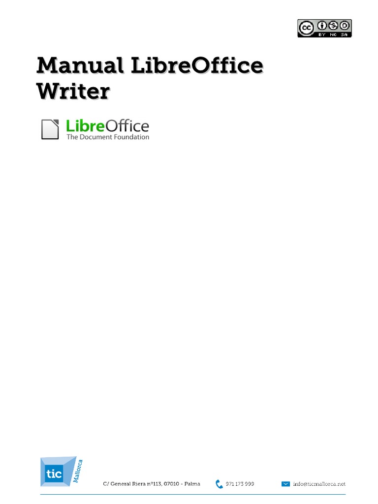 Manual Libre Office Writer | PDF