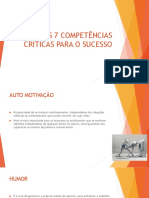 As 7 Competências Críticas Para o Sucesso