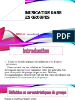 La Communication Dans Les Groupes