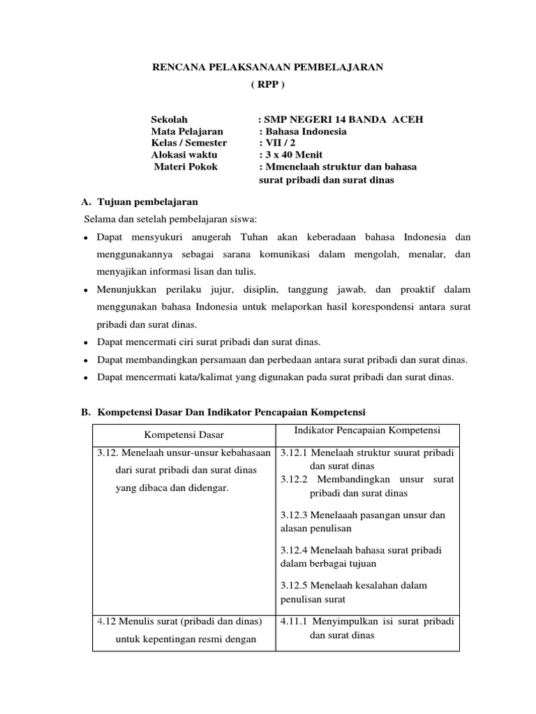 Rpp Surat C
