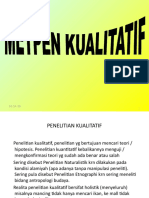 Langkah Langkah Penelitian Kualitatif