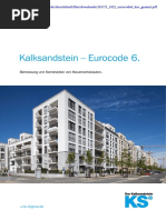 Kalksandstein - Eurocode 6 - 2017