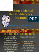 Crafting Mental Health Advocacy Programs Dr. Atay-1