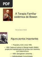 A Terapia Familiar Sistêmica de Bowen