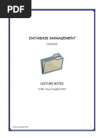 Download Database Management Manual 2010 by Marke Green SN39149953 doc pdf