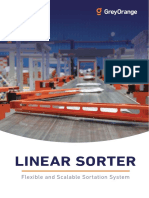 Linear Sorter: Flexible and Scalable Sortation System