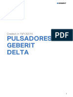 Pulsadores Geberit Delta