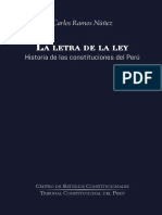 La letra de la ley. Historia de las constituciones del Peru - TC.pdf