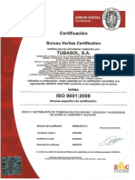 Certificado Tubasol