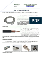 Tipos y Categorias de Cable de Red