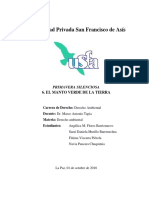 Derecho ambiental: El manto verde de la tierra