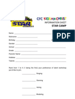 Information Sheet-Star Camp