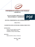 Competencia Dentro Del Modelo Didactico de Uladech Catolica PDF