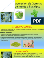 Elaboración de Gomitas de Menta y Eucalipto 