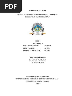Makalah Kekeringan