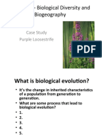 Chapter 7 - Biological Diversity and Biogeography: Case Study Purple Loosestrife