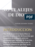 No Te Alejes de Dios