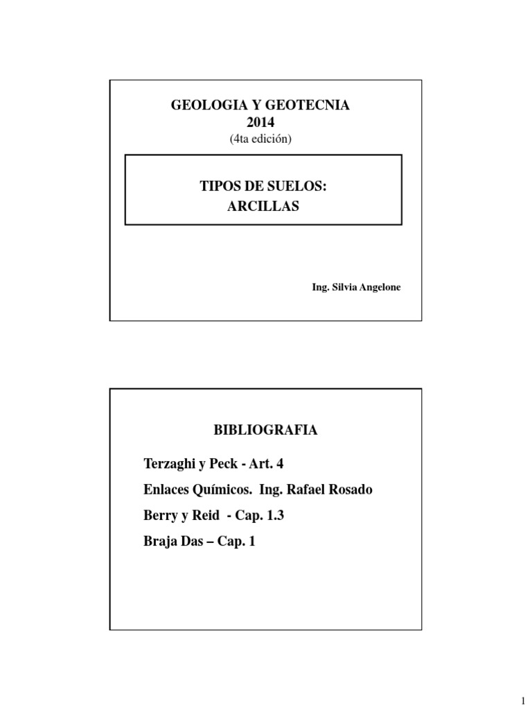 Tipos de Arcilla | PDF | Arcilla | Roca (geología)