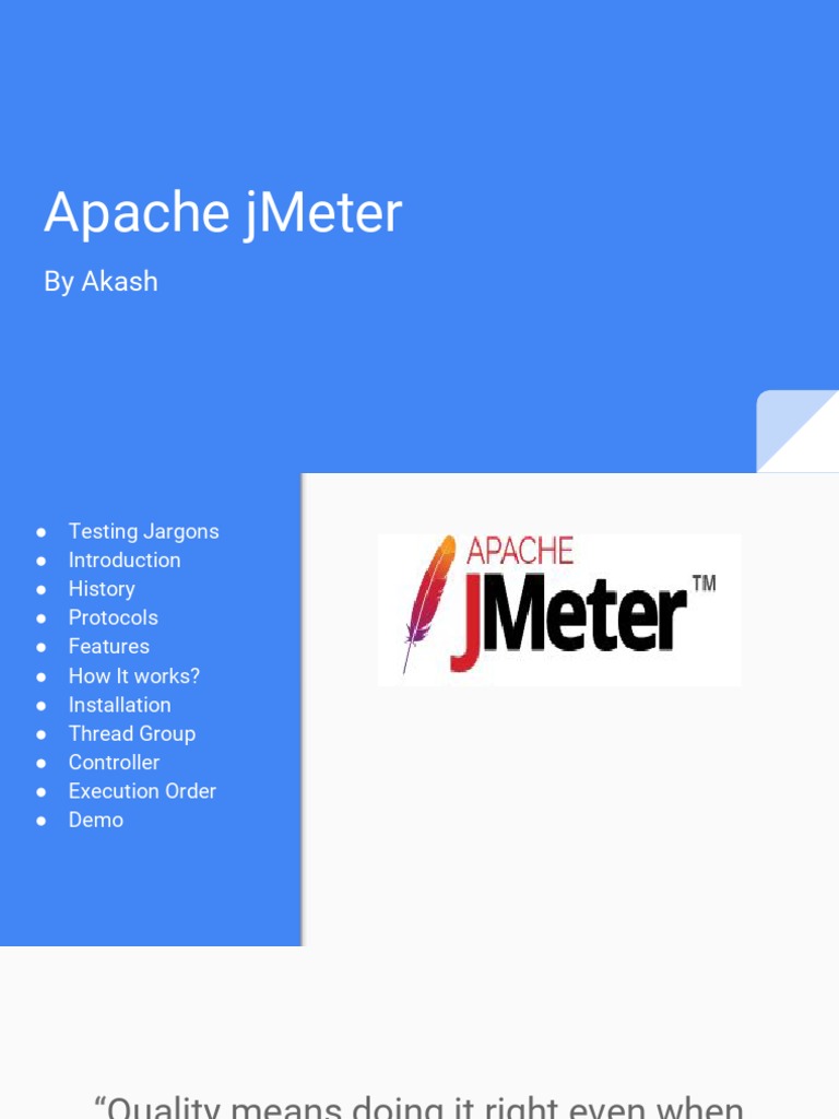 Apache jMeter Overview and Guide | PDF | Hypertext Transfer Protocol | Soap