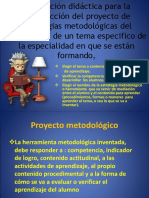 Orientación Didáctica Para La Construcción Del Proyecto De